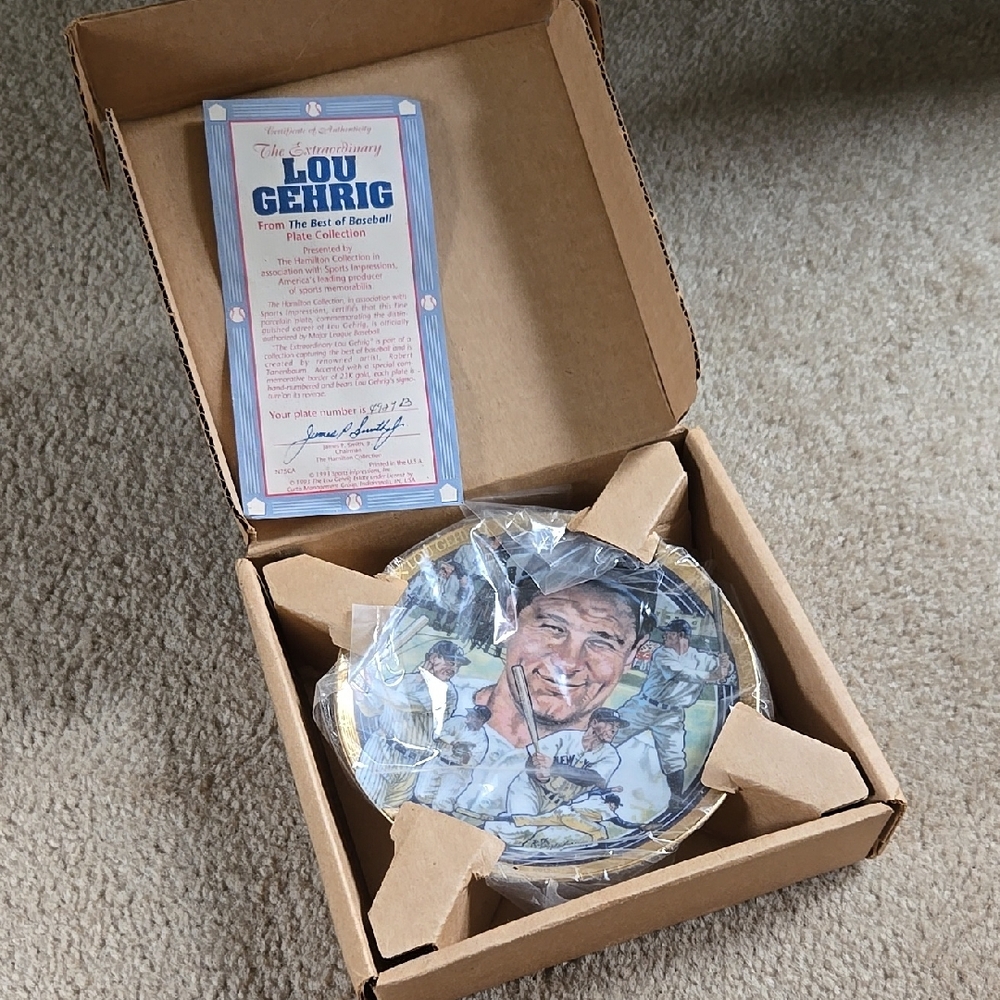 The Best of Baseball Plate Collection